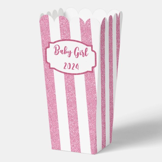 Baby Girl Popcorn Box Fevor Box Geschenkschachtel (Vorderseite)