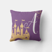 Baby Girl Princess Birth Stats Pillow Kissen (Rückseite)