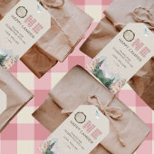 Baby Girl Rustic One Happy Camper Gefallen Geschenkanhänger