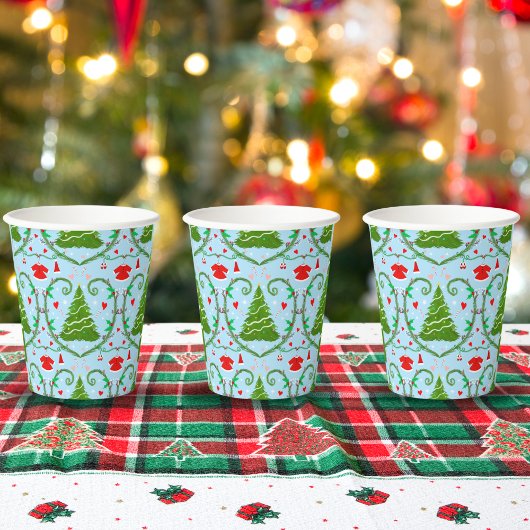 Baby Girl Santa Outfit Babydusche Muster Pappbecher