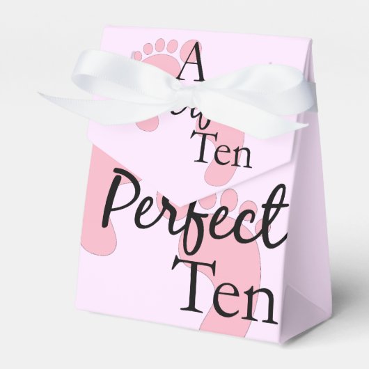 Baby Girl Shower Fevor Box Geschenkschachtel (Vorderseite)