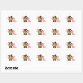 Baby Girl Shower Stickers (Blatt)