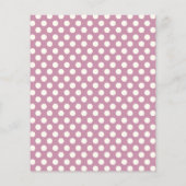 Baby Girl Shower - Teddy Bear Theme (Rückseite)