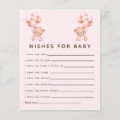 Baby Girl Shower - Teddy Bear Theme (Vorderseite)