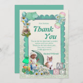 Baby Girl Shower Tweete Danke (Vorne/Hinten)