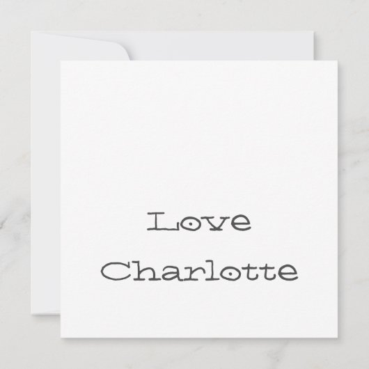 Baby Girl Shower Vielen Dank Dankeskarte (Rückseite)