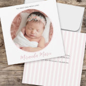 Baby Girl Simple Newborn Foto Script Typografie