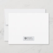 Baby Girl Sip & See Einladung (Rückseite)