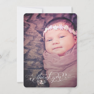 Baby Girl Sip & See Vielen Dank für Ihre Geburtser Ankündigung