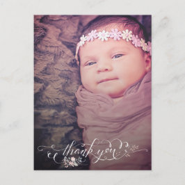 Baby Girl Sip & See Vielen Dank für Ihre Geburtser Postkarte