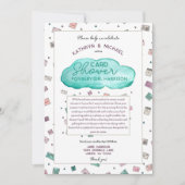 Baby Girl Sprinkle Card Dusche Einladung (Vorderseite)