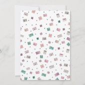 Baby Girl Sprinkle Card Dusche Einladung (Rückseite)
