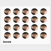 Baby Girl Stickers mit Ihrem Baby Foto (Blatt)