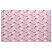 Baby Girl Stork Design Muster Stoff (Yard (91,4 cm))