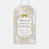 Baby Girl Taufe Christening Gold Cross Geschenkanhänger (Rückseite)