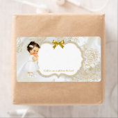 Baby Girl Taufe Christening Gold White (Insitu)