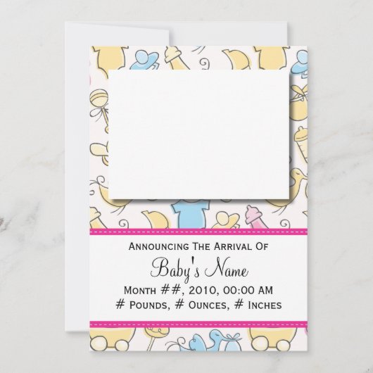 Baby Girl Toys Ankündigung (Vorderseite)