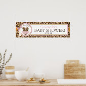 Baby Girl Tutu Cheetah Print Baby Shooting Banner Poster (Küche)
