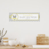 Baby Girl Tutu Zickzack Print Baby Duschbanner Poster (Küche)