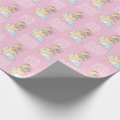 Baby Girl 👶 Twinkle, Twinkle Little 🌟 Star Geschenkpapier (Ecke)