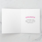 Baby Girl Twins Karte (Innenseite)