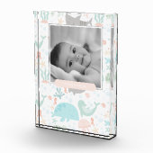 Baby Girl under Sea Foto Block (Rechts)