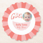 BABY GIRL UNTERSETZER (Vorderseite)