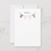 Baby Girl Wäscheleine danke (Vorderseite)