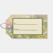 Baby Girl Woodland Tierdusche Geschenkanhänger (Rückseite Horizontal)