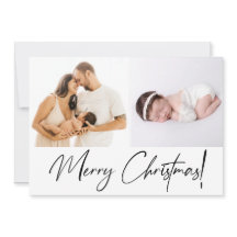 Baby Girl's erstes fröhliches Weihnachts-Script-Fo