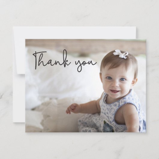 Baby Girl's erstes Geburtstag Custom Foto (Vorderseite)