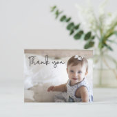 Baby Girl's erstes Geburtstag Custom Foto (Stehend Vorderseite)