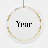 Baby Girl's First Christmas Ornament (Hinten)