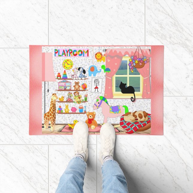 Baby Girl's Playroom Fußmatte (Indoor)