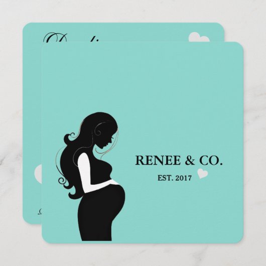 Baby Glam Dusche Celebration Sprinkle Party Einladung (Vorne/Hinten)