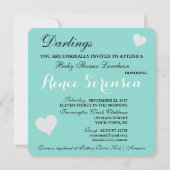 Baby Glam Dusche Celebration Sprinkle Party Einladung (Rückseite)