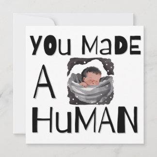 Baby Glückwunschkarte Feiertagskarte