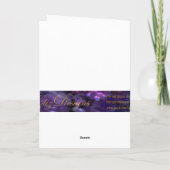 Baby Glückwunschkarte Karte (Rückseite)