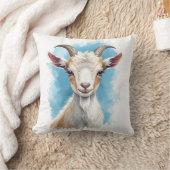 Baby Goat Lächeln Kissen (Decke)