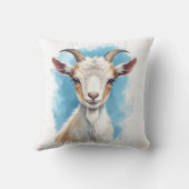 Baby Goat Lächeln Kissen (Rückseite)