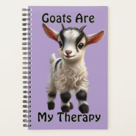 Baby Goat mit Fluffy Fur und hellen Ausdrücken Planer