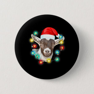 Baby Goat Pajama Santa Farm Animal Bauer Goat Button