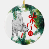 Baby Goat Weihnachtsschmuck (Hinten)