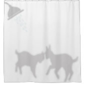 Baby Goats Shadow Silhouette Shadow Buddies Duschvorhang (Vorderseite)
