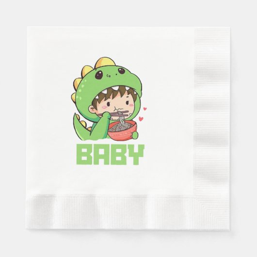 Baby Godzilla Serviette (Vorderseite)