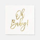 Baby Gold Serviette (Vorderseite)