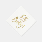 Baby Gold Serviette (Ecke)
