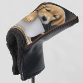 Baby Golden Retriever in a Tea Cup Graphic Golf Headcover (3/4 Vorderseite)