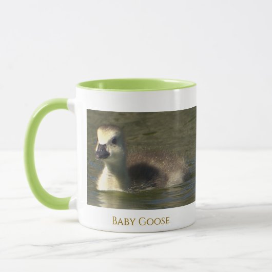 Baby Goose Foto Tasse (Links)