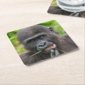 Baby Gorilla Cutness Rechteckiger Pappuntersetzer (angewinkelt)